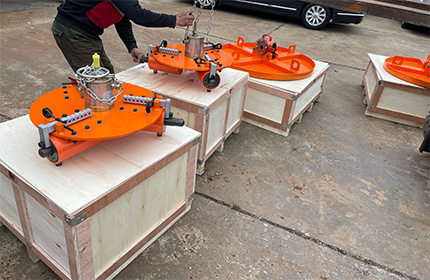 Side Lining Vibrator Machine with 6 Hammer Heads used for medium-frequency furnace, induction furnace